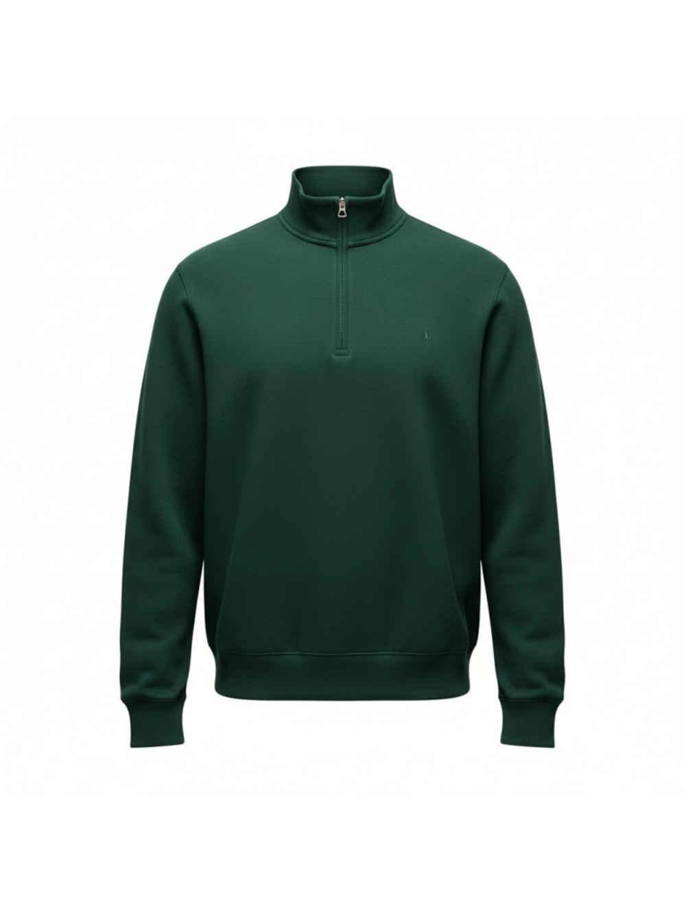 Polo Ralph Lauren Men's Quarter-Zip Long-Sleeves Hunter Green Pullover Size 4XB